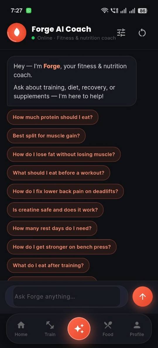 ForgeNFit AI Coach
